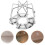 2Pcs Silver Iron Fire Sprinkler Guard Protective Cover for Home 9