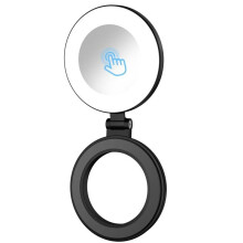 Lampe de Poche Magnétique à 3 Vitesses pour Miroir Selfie, Lampe de Remplacement pour Téléphone Portable et Photographie