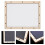 4Pcs Educational DIY Paper Making Kit Wooden Frame with Easy-Use Mesh 9