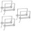 6Pcs Durable Silver Trailer Coupler Safety Pins Locking Hitch Pin Set 8