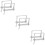 6Pcs Durable Silver Trailer Coupler Safety Pins Locking Hitch Pin Set 10