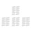 40Pcs White Plastic Box Handles for Corrugated Boxes Easy Carrying 7