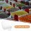 1Set Plastic Seed Storage Box White Clear Divided Organizer 7