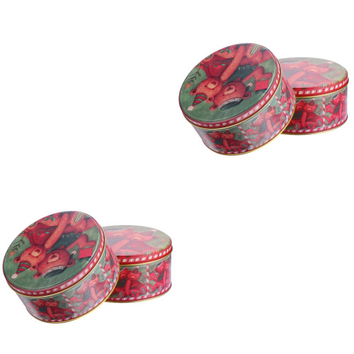 4Pcs Multi Color Candy Container Iron Boxes for Sweet and Gift Storage 2