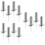 12Pcs Durable Iron Soccer Corner Flag Spike Spring-Based Flagpole Base 8