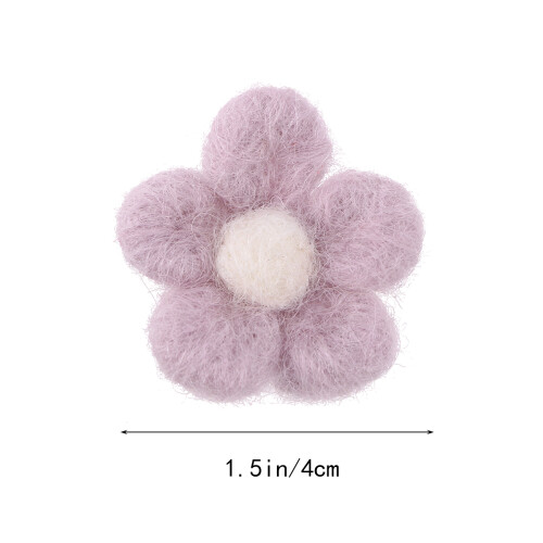6Pcs Light Felt Balls DIY Decorations for Hand-Wool Crafts 2