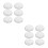 12Pcs Silver Stainless Steel Handrail Covers Decorative Post Caps 3