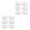 12Pcs Silver Stainless Steel Handrail Covers Decorative Post Caps 6