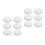 12Pcs Silver Stainless Steel Handrail Covers Decorative Post Caps 7