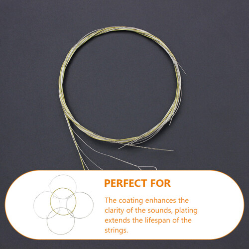 25Pcs Copper Alloy Coated Banjo Strings Set 5 String Instrument 1