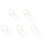 25Pcs Copper Alloy Coated Banjo Strings Set 5 String Instrument 5