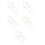 25Pcs Copper Alloy Coated Banjo Strings Set 5 String Instrument 6