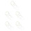 25Pcs Copper Alloy Coated Banjo Strings Set 5 String Instrument 10