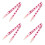 4Pcs Comfortable Pink Heart Shaped Adjustable Crossbody Bag Straps 6