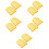 10Pcs Yellow PU Simulation Toast Model for Bakery Display and Props 8
