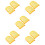 10Pcs Yellow PU Simulation Toast Model for Bakery Display and Props 9