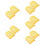 10Pcs Yellow PU Simulation Toast Model for Bakery Display and Props 11
