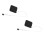 2Pcs Compact Mini Tape Measure Black Cowhide Retractable for Body Use 8