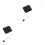 2Pcs Compact Mini Tape Measure Black Cowhide Retractable for Body Use 9