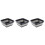 3Pcs Grey Plastic Foldable Washbasin Household Basin with Bottom Grid 4