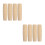 8Pcs Wood Handle Replacement for File Cutting Tools Durable Grip Beige 9