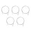 5Pcs Double Ended Long Drain Brushes Silver for Hose and Pipe Cleaning 4