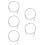 5Pcs Double Ended Long Drain Brushes Silver for Hose and Pipe Cleaning 9