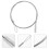 5Pcs Double Ended Long Drain Brushes Silver for Hose and Pipe Cleaning 10