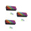 3Pcs Multi Color Eyeglass Case Hard Shell Crystal Diamond Art Design 6