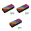 3Pcs Multi Color Eyeglass Case Hard Shell Crystal Diamond Art Design 7