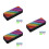 3Pcs Multi Color Eyeglass Case Hard Shell Crystal Diamond Art Design 8