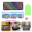 3Pcs Multi Color Eyeglass Case Hard Shell Crystal Diamond Art Design 10