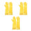 3Paires Robe Satin D'honneur Enfants 8