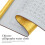 4Pcs Easy-Store Yellow Reusable Calligraphy Cloth for Home and Study 10