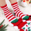 2Pcs Premium Polyester Christmas Warm Socks Soft and Breathable 3