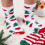 2Pcs Premium Polyester Christmas Warm Socks Soft and Breathable 4