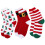2Pcs Premium Polyester Christmas Warm Socks Soft and Breathable 8