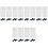 3Sets White Spliced Aquarium Isolation Panel with Suction Cups Durable 4