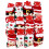2Pcs Premium Polyester Christmas Warm Socks Soft and Breathable 9