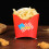 100Pcs Red Paper Chips Boxes Disposable Packaging for Snacks and Fries 4