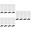 3Sets White Spliced Aquarium Isolation Panel with Suction Cups Durable 8