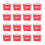 100Pcs Red Paper Chips Boxes Disposable Packaging for Snacks and Fries 8