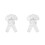 2Sets Kids White Karate Suit Durable Martial Arts Performance Uniform 7