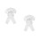 2Sets Kids White Karate Suit Durable Martial Arts Performance Uniform 8