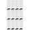 3Sets White Spliced Aquarium Isolation Panel with Suction Cups Durable 9