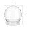 25Pcs Clear Plastic DIY Snow Globes for Decorating and Creative Play 3