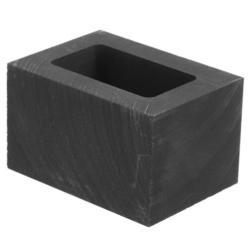 2Pcs Easy Demolding Graphite Mold for Craft Metal Casting Alloy Use 1