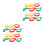2Sets Fruit Shaped Dough Cutter Set Plastic Molds for Kids Baking Play 5