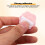 Heart Pattern Wax Stickers Pink Wax Material 50pcs 8