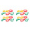 2Sets Fruit Shaped Dough Cutter Set Plastic Molds for Kids Baking Play 8
